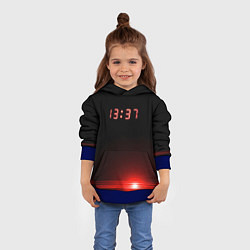 Толстовка-худи детская 1337 Elite, цвет: 3D-синий — фото 2