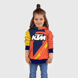 Толстовка-худи детская KTM VINTAGE SPORTWEAR, цвет: 3D-синий — фото 2