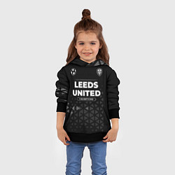 Толстовка-худи детская Leeds United Форма Champions, цвет: 3D-черный — фото 2