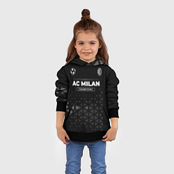 Толстовка-худи детская AC Milan Форма Champions, цвет: 3D-черный — фото 2