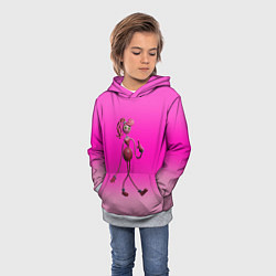 Толстовка-худи детская POPPY PLAYTIME МАМА ДЛИННЫЕ НОГИ, цвет: 3D-меланж — фото 2