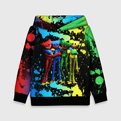 Толстовка-худи детская POPPY PLAYTIME Mini Huggies, цвет: 3D-черный