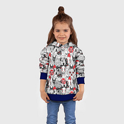 Толстовка-худи детская Studio Ghibli Stars, цвет: 3D-синий — фото 2