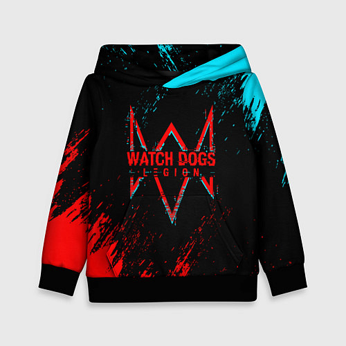 Детская толстовка Watch Dogs 2 watch dogs: legion / 3D-Черный – фото 1