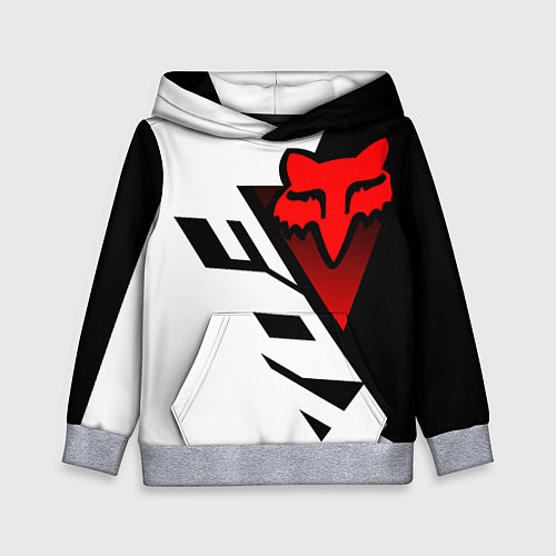 Детская толстовка MOTO FOX - Мотокросс / 3D-Меланж – фото 1