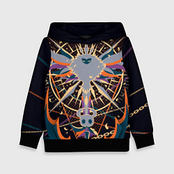 Толстовка-худи детская Рыцарь и Лучезарность Hollow Knight, цвет: 3D-черный