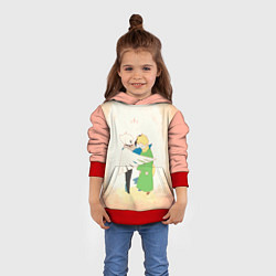 Толстовка-худи детская Дитя Света и Маленький Принц Sky: Children Of The, цвет: 3D-красный — фото 2