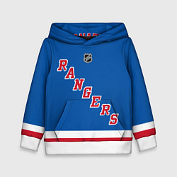 Толстовка-худи детская Артемий Панарин Rangers, цвет: 3D-белый