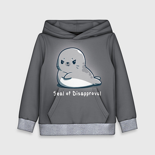 Детская толстовка Seal of Disapproval / 3D-Меланж – фото 1