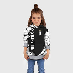 Толстовка-худи детская Fc juventus фс ювентус, цвет: 3D-меланж — фото 2