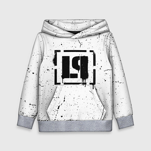 Детская толстовка Linkin Park брызги краски / 3D-Меланж – фото 1