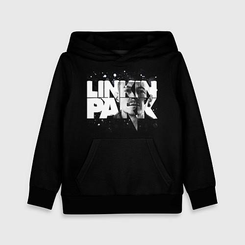 Детская толстовка Linkin Park логотип с фото / 3D-Черный – фото 1