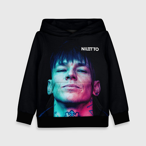 Детская толстовка Нилетто - модная музыка / 3D-Черный – фото 1
