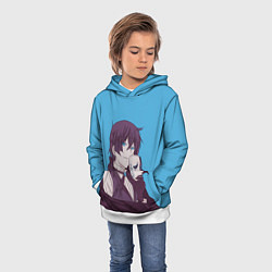 Толстовка-худи детская Красавчик Ванитас, цвет: 3D-белый — фото 2