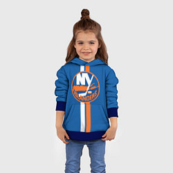 Толстовка-худи детская Нью-Йорк Айлендерс Форма, цвет: 3D-синий — фото 2