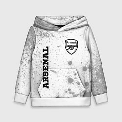 Толстовка-худи детская Arsenal Sport на светлом фоне, цвет: 3D-белый