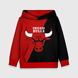 Толстовка-худи детская Chicago Bulls NBA, цвет: 3D-красный