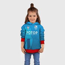 Толстовка-худи детская ВОЛГОГРАД - ФК РОТОР, цвет: 3D-красный — фото 2