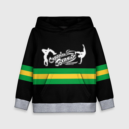 Детская толстовка Капоэйра / 3D-Меланж – фото 1
