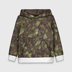 Толстовка-худи детская Камуфляж Multicam, цвет: 3D-белый