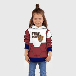 Толстовка-худи детская Пять ночей с фредди - соты, цвет: 3D-синий — фото 2