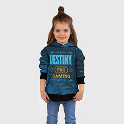 Толстовка-худи детская Игра Destiny: PRO Gaming, цвет: 3D-черный — фото 2