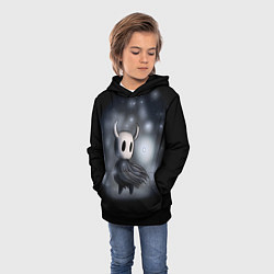 Толстовка-худи детская Hollow Knight ветер, цвет: 3D-черный — фото 2
