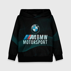 Толстовка-худи детская BMW Motosport theam, цвет: 3D-черный