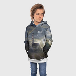 Толстовка-худи детская STALKER Саркофаг, цвет: 3D-белый — фото 2