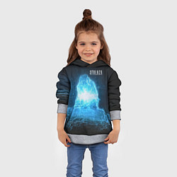 Толстовка-худи детская STALKER Монолит, цвет: 3D-меланж — фото 2