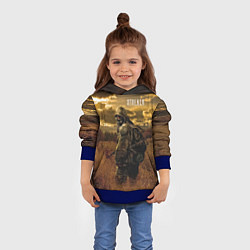 Толстовка-худи детская STALKER В Поле, цвет: 3D-синий — фото 2