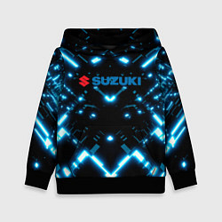 Толстовка-худи детская Сузуки - абстракция, цвет: 3D-черный
