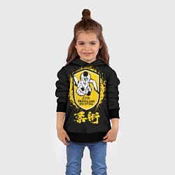 Толстовка-худи детская Brazilian fight club Jiu-jitsu Elite, цвет: 3D-черный — фото 2
