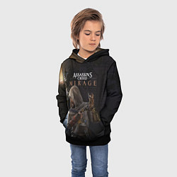 Толстовка-худи детская Скрытый Басим Assassins creed mirage, цвет: 3D-черный — фото 2