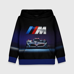Толстовка-худи детская BMW M Performance Motorsport, цвет: 3D-синий