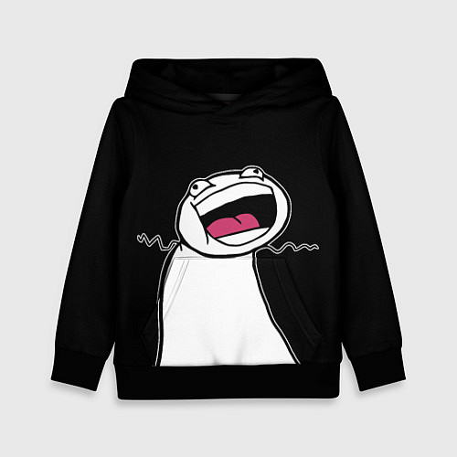 Детская толстовка Йолло - Мемные стикеры / 3D-Черный – фото 1