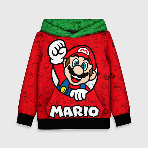Детская толстовка Луиджи и Марио / 3D-Черный – фото 1