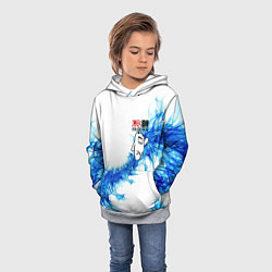 Толстовка-худи детская Jdm style - Japan, цвет: 3D-меланж — фото 2