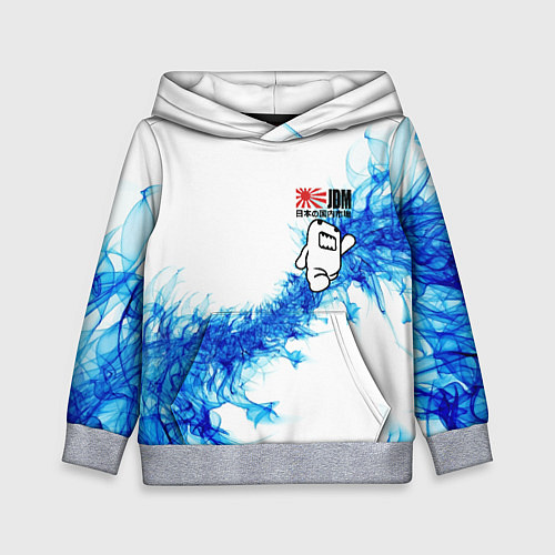 Детская толстовка Jdm style - Japan / 3D-Меланж – фото 1
