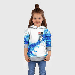 Толстовка-худи детская Jdm style - Japan, цвет: 3D-меланж — фото 2