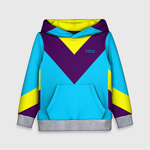 Детская толстовка FIRM как в 80х / 3D-Меланж – фото 1