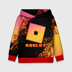 Толстовка-худи детская Roblox logo gradient, цвет: 3D-красный