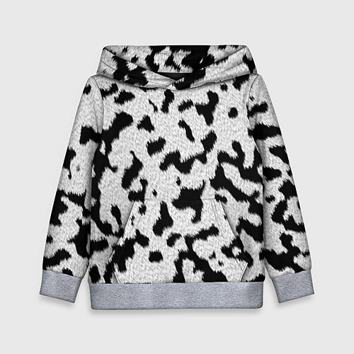 Детская толстовка Далматин - текстура / 3D-Меланж – фото 1