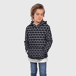 Толстовка-худи детская Glitch свитер с оленями, цвет: 3D-белый — фото 2