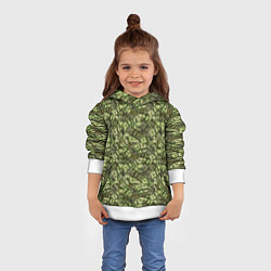 Толстовка-худи детская Милитари деньги бумажные, цвет: 3D-белый — фото 2