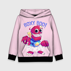Толстовка-худи детская Project Playtime Boxy Boo, цвет: 3D-черный