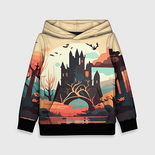 Детская толстовка Autumn Castle - Huf&Sya / 3D-Черный – фото 1