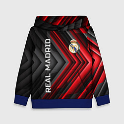 Толстовка-худи детская Real Madrid art, цвет: 3D-синий