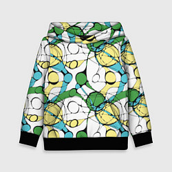 Детская толстовка Цветной нейрографический узор