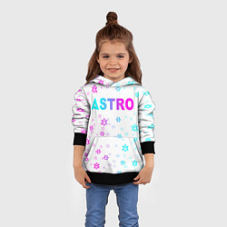 Толстовка-худи детская Neon Astro, цвет: 3D-черный — фото 2